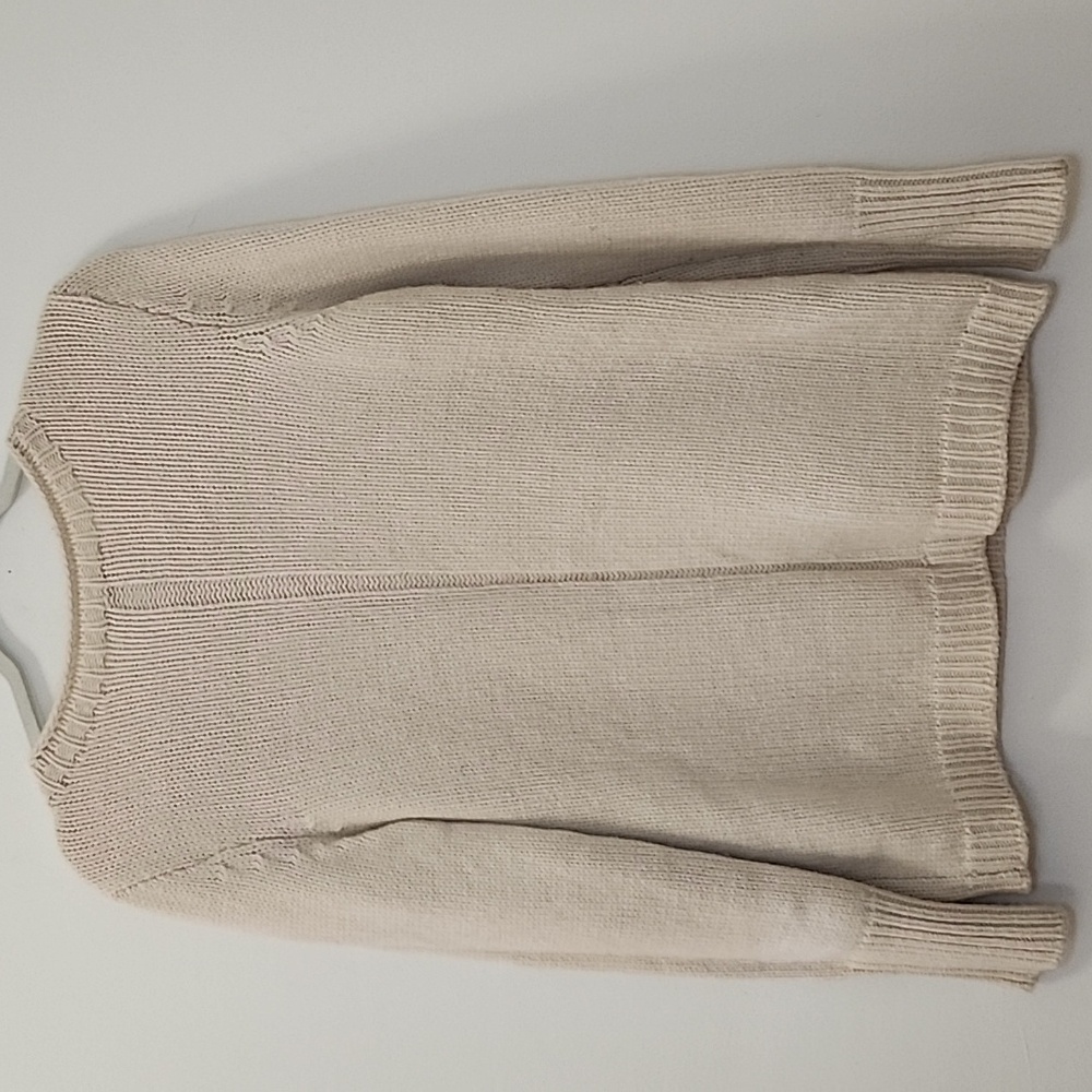The Row Sweater  wool and cashmere Classic Cream Sz Meduim - Picture 10 of 16